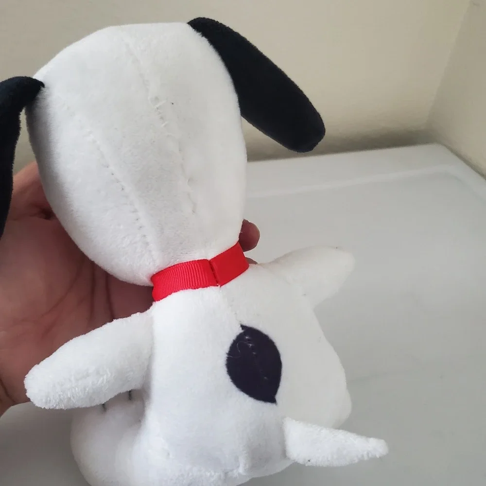 Fiesta Peanuts Snoopy Plush 6 Inch Stuffed Animal White Dog Red Collar 60139563
